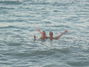 Ocean swimming yogi's